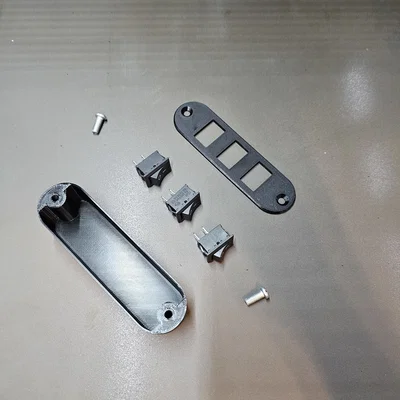 Nắp Cover Plate & Hộp Rocker Switch tham số hóa (Parameterized)