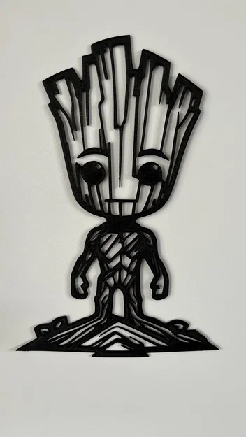 Tranh treo tường 3D Baby Groot - Decor trang trí siêu đáng yêu - Image 1