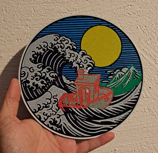 Benchy sóng Kanagawa (no-MMU) - Image 1