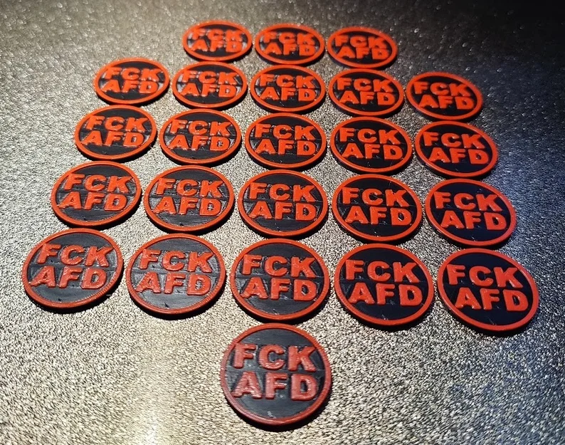 Xu 1€ cho xe đẩy mua sắm (Einkaufswagen Chip) – “FCK AFD” - Image 2