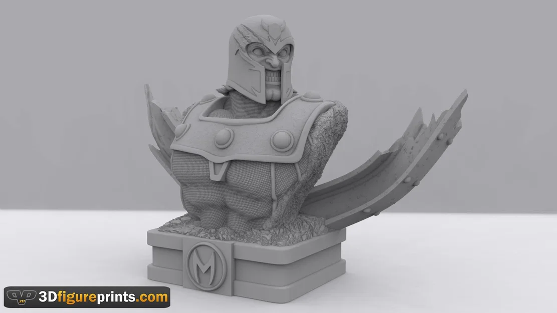 Mô hình tượng bán thân Magneto X-Men cực chất cho người đam mê in 3D - Image 1