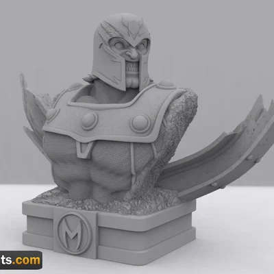 Mô hình tượng bán thân Magneto X-Men cực chất cho người đam mê in 3D