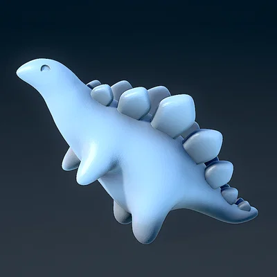 Bộ sưu tập mô hình khủng long 3D mini dễ thương