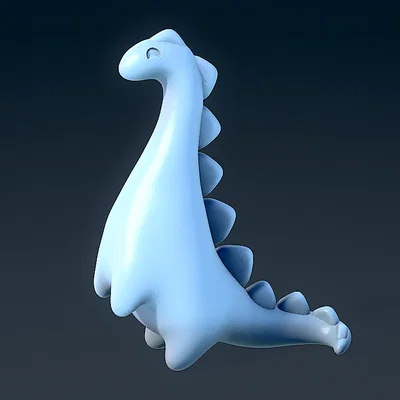 Bộ sưu tập mô hình khủng long 3D mini dễ thương