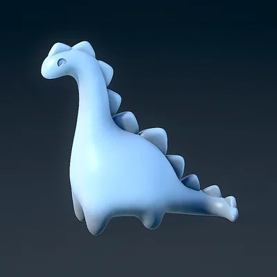Bộ sưu tập mô hình khủng long 3D mini dễ thương