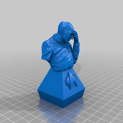 Mô hình 3D Captain Picard Facepalm - Biểu tượng kinh điển Star Trek
