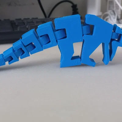 Mô hình khủng long Parasaurolophus linh hoạt in 3D