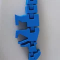 Mô hình khủng long Parasaurolophus linh hoạt in 3D - Thumbnail 2