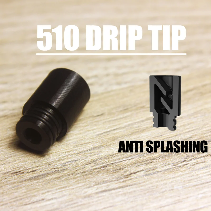 Drip Tip 510 Chống Bắn Tinh Dầu - Thiết kế 3D thông minh