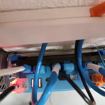Ngàm gắn thanh ray DIN cho Victron Cerbo GX (DIN Rail Mount)
