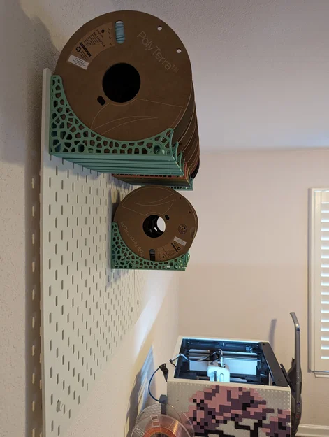 [Redesigned] Giá treo cuộn filament cho IKEA SKADIS - vừa cuộn cardboard - Image 3