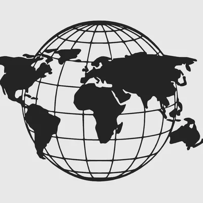 Mô hình bản đồ thế giới (World Map) trang trí tường đẹp mắt