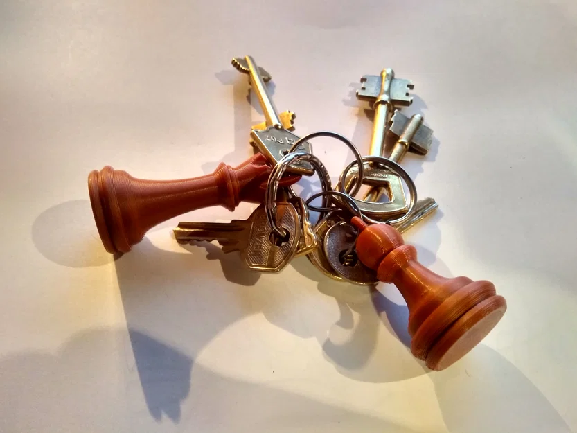 Móc khóa Cờ vua (CHESS KEYCHAINS - SET LLAVEROS DE AJEDREZ) - Image 1