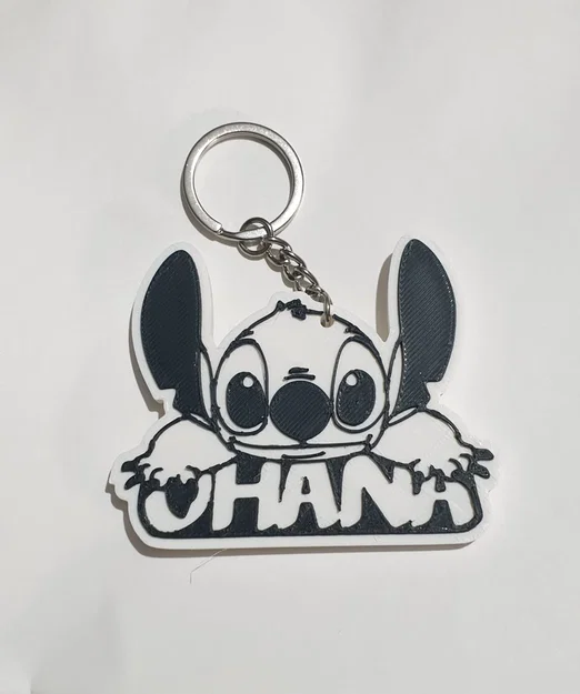 Móc khóa Stitch (Keychain Stitch v2) - Thiết kế dễ thương cho fan Lilo - Image 1