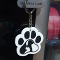 Móc khóa hình dấu chân chó mèo (Keychain Paw Dog and Cat) in 3D - Thumbnail 2