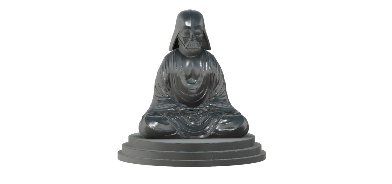 Mô hình tượng Darth Vader phong cách thiền định độc đáo - Image 1