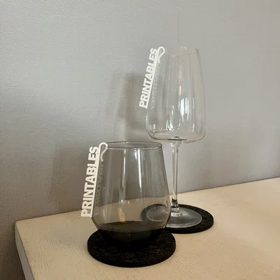 Nametag cá nhân gắn ly & cốc (Trang trí đám cưới)