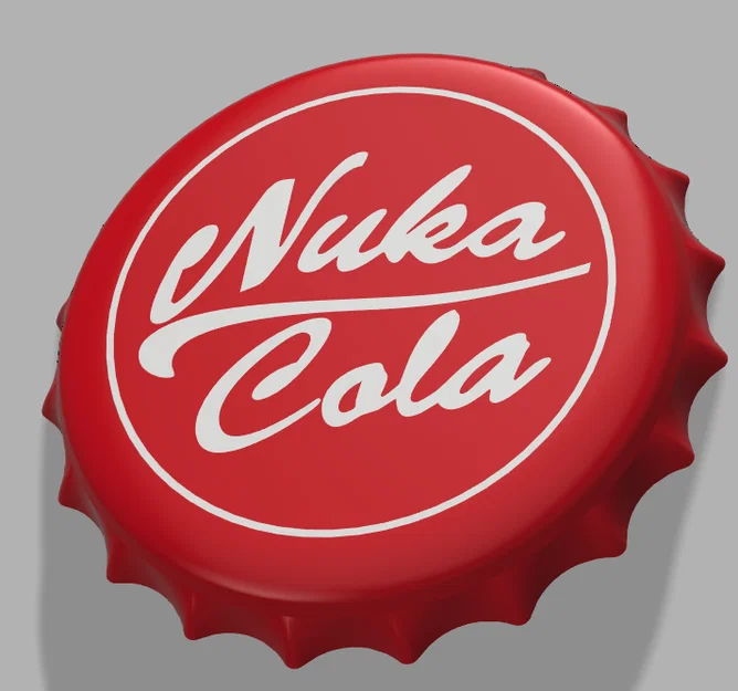 Đế lót ly Nuka Cola - Mô hình 3D phong cách Fallout độc đáo - Image 2