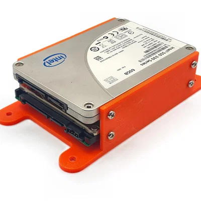 Giá treo đôi SSD / ổ 2.5" bắt tường hoặc panel