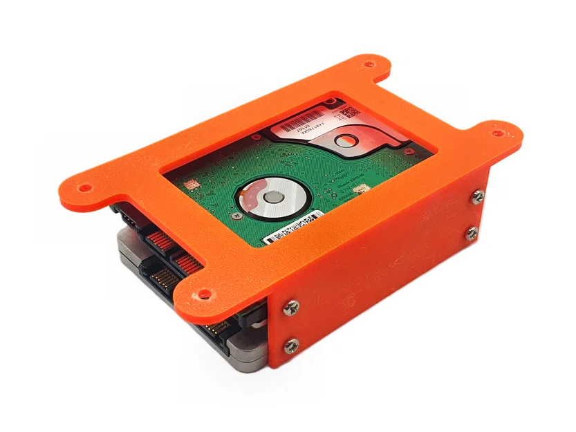 Giá treo đôi SSD / ổ 2.5" bắt tường hoặc panel - Image 2