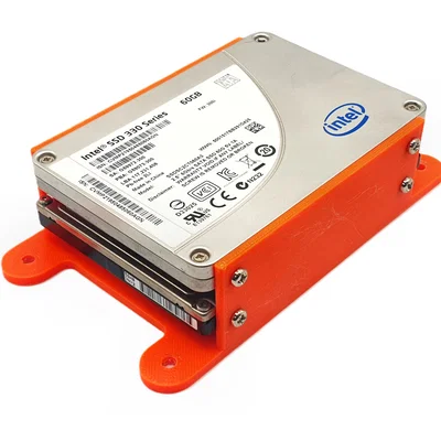 Giá treo đôi SSD / ổ 2.5" bắt tường hoặc panel