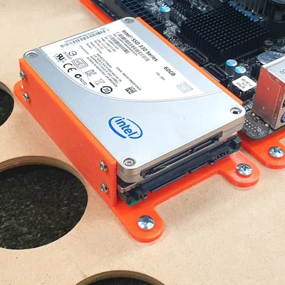 Giá treo đôi SSD / ổ 2.5" bắt tường hoặc panel