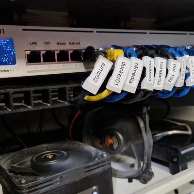 Thanh dẫn hướng cáp mạng RJ45 cho tủ Rack 19 inch - Tối ưu không gian
