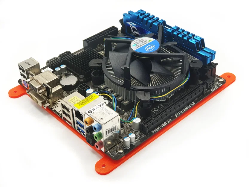 Giá đỡ mainboard Mini-ITX bắt tường/panel - Image 1