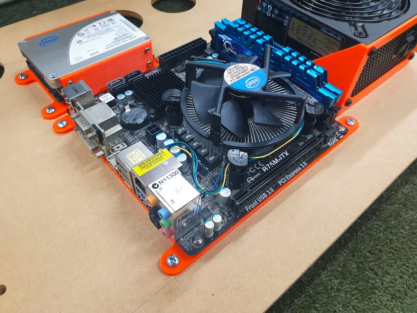 Giá đỡ mainboard Mini-ITX bắt tường/panel - Image 5