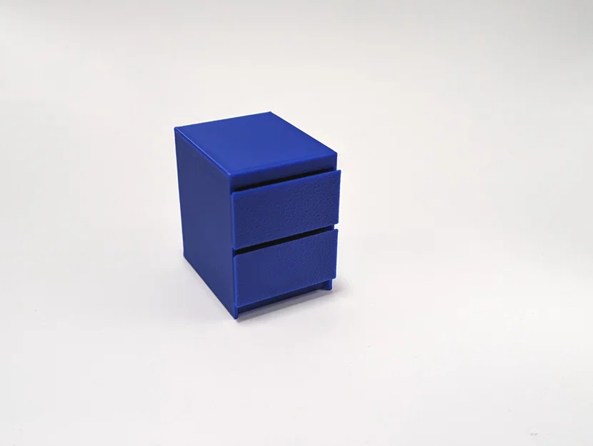 Tủ đầu giường thu nhỏ tỉ lệ 1:12 cho nhà búp bê - File in 3D - Image 2