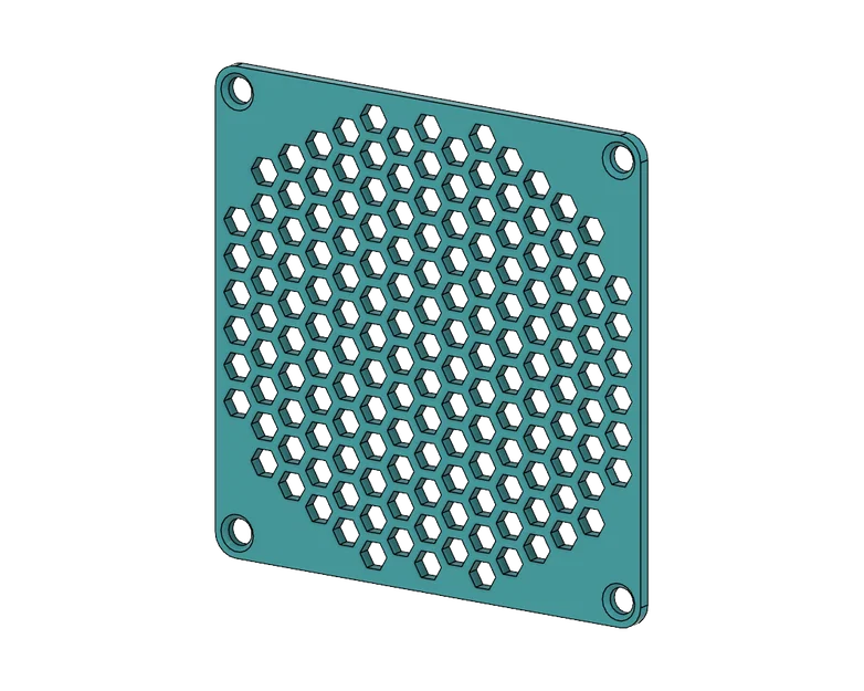 Tấm lưới bảo vệ quạt tản nhiệt 92mm thiết kế tổ ong 3D - Image 2