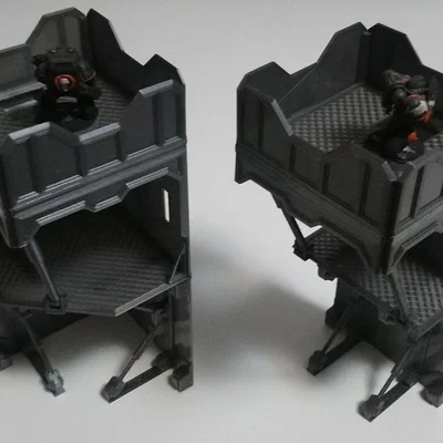Tiền đồn SciFi Modular - Tháp (Modular SciFi Outpost - Towers)