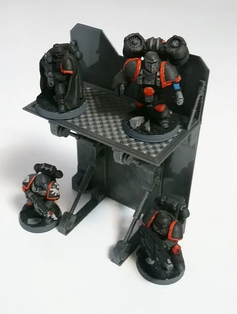 Tiền đồn SciFi Modular - Tường Cơ Bản - Image 4