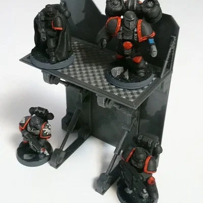 Tiền đồn SciFi Modular - Tường Cơ Bản