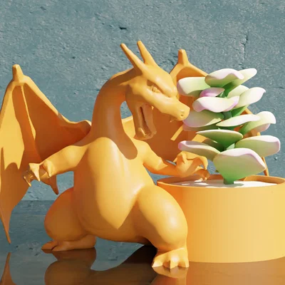Charizard - Chậu cây Pokemon
