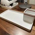 Khay Đựng Đồ Phòng Tắm Tích Hợp Ngăn Để Tăm Bông - Thumbnail 1