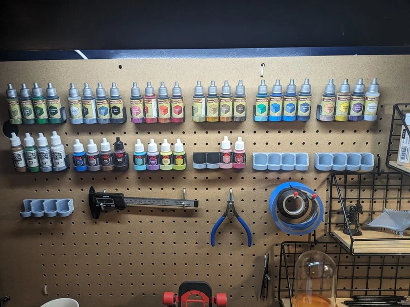 Giá treo sơn cho pegboard 50mm x4 - Image 1