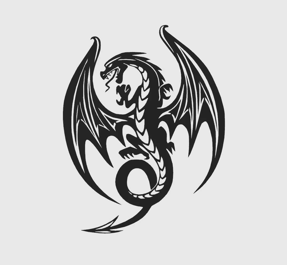 Mô hình trang trí tường Logo Rồng (Dragon logo - wall art)… 1