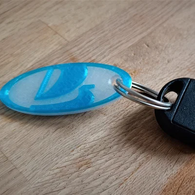 Móc khóa Lada đẹp mắt cho chìa khóa xe hơi - In 3D cực dễ