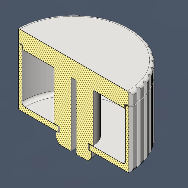 Hộp cuộn thước dây may mặc 3D (Tailor Tape Measure Winder) - Image 3