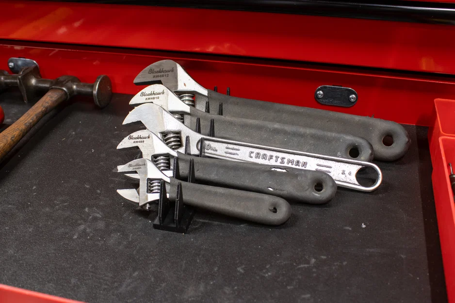 Khay Đựng Cờ Lê Đa Năng In 3D (Crescent Wrench Organizer) - Image 1