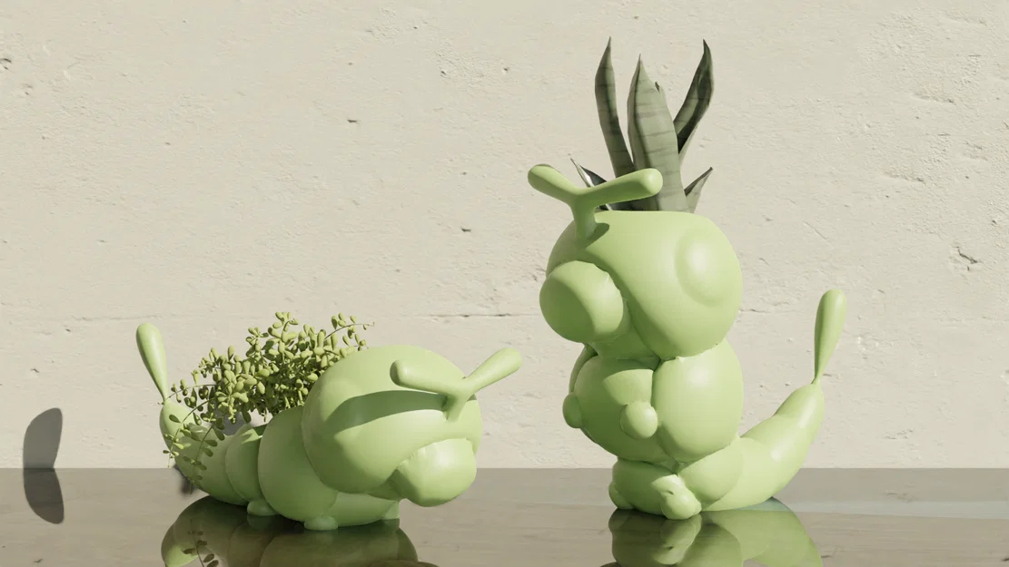 Caterpie - Chậu Trồng Cây Pokemon - Image 1