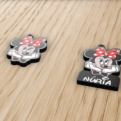 Móc khóa Minnie Mouse (Keychain Minnie Mouse)