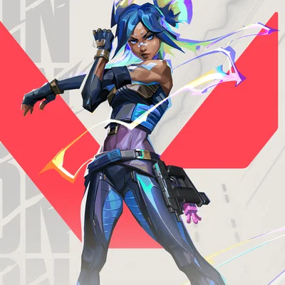 Mô hình 3D nhân vật Neon Valorant chất lượng cao cho game thủ