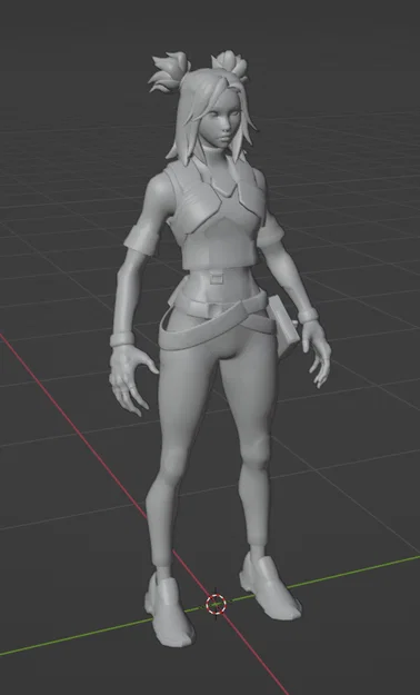 Mô hình 3D nhân vật Neon Valorant chất lượng cao cho game thủ - Image 3