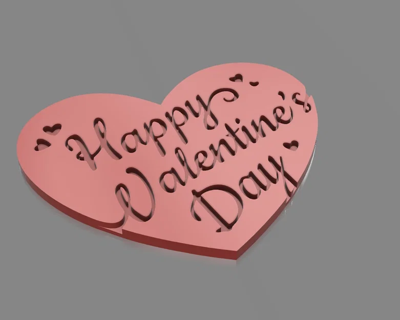 Mô hình trang trí Happy Valentine's Day cho ngày lễ tình nhân - Image 1