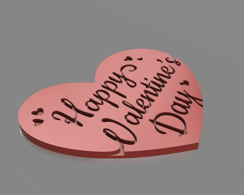 Mô hình trang trí Happy Valentine's Day cho ngày lễ tình nhân - Image 2