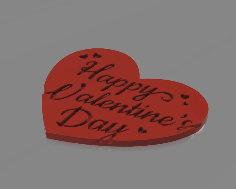 Mô hình trang trí Happy Valentine's Day cho ngày lễ tình nhân - Image 3