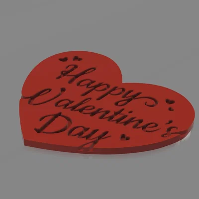 Mô hình trang trí Happy Valentine's Day cho ngày lễ tình nhân