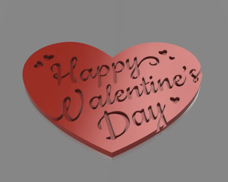 Mô hình trang trí Happy Valentine's Day cho ngày lễ tình nhân - Image 4